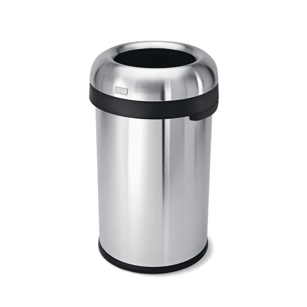 cubo circular abierto de 80 L simplehuman