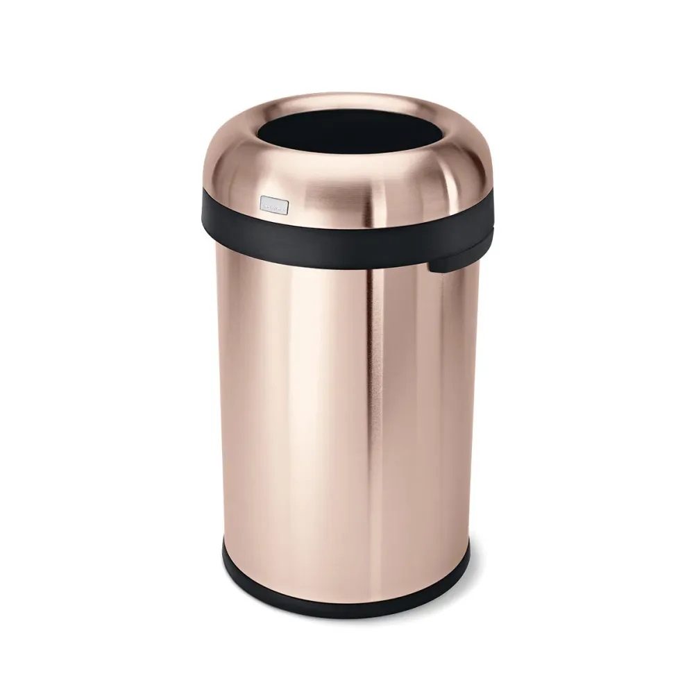 cubo circular abierto de 80 L simplehuman