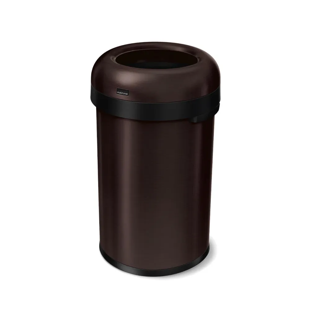 cubo circular abierto de 80 L simplehuman