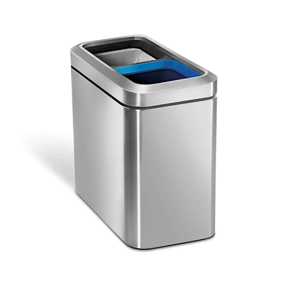 cubo de reciclaje estrecho de 20 l simplehuman