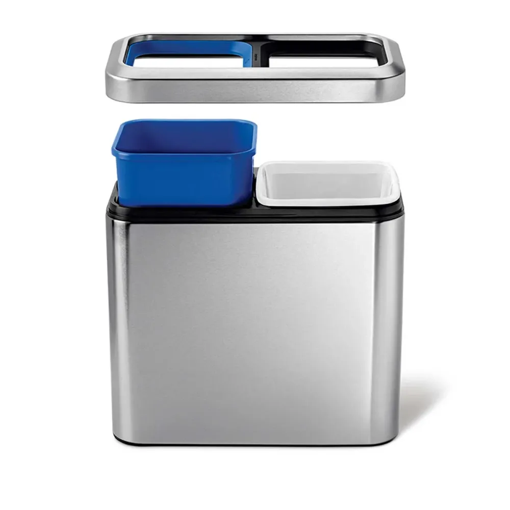 cubo de reciclaje estrecho de 20 l simplehuman