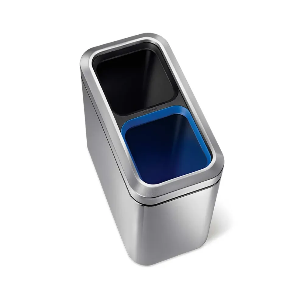 cubo de reciclaje estrecho de 20 l simplehuman