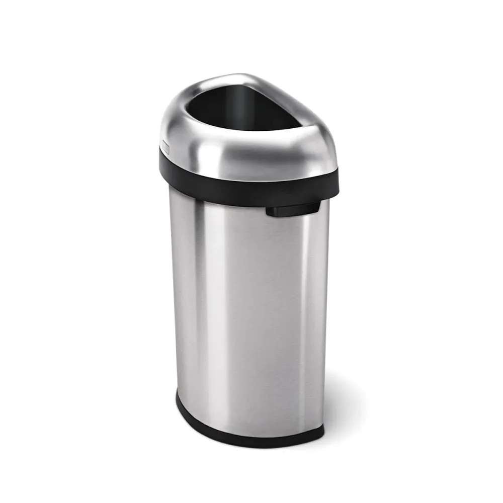 cubo semicircular de 60 litros simplehuman
