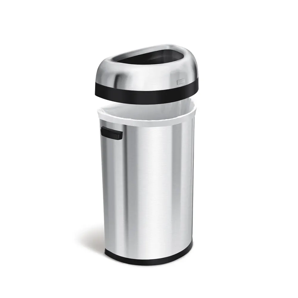 cubo semicircular de 60 litros simplehuman