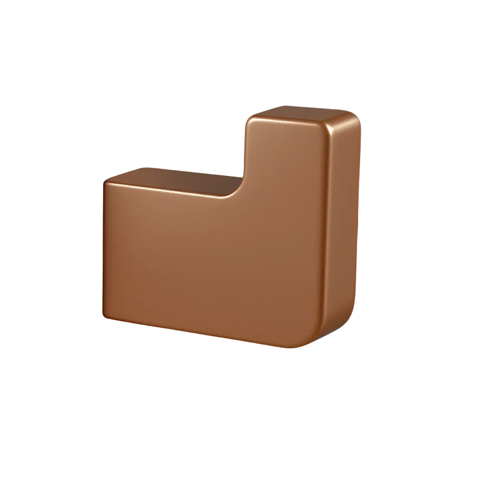Percha Para Baño Rose Gold Tecnobath