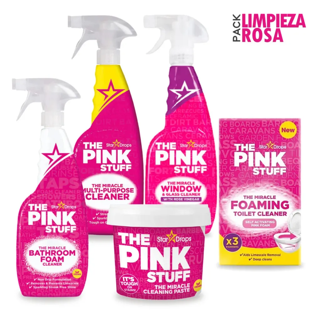Pack Limpieza Rosa The Pink Stuff