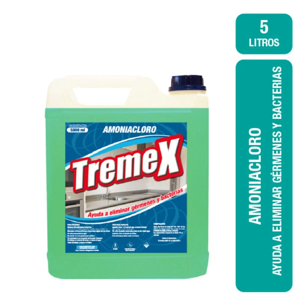 Limpiador Amoniacloro 5 Lt TREMEX