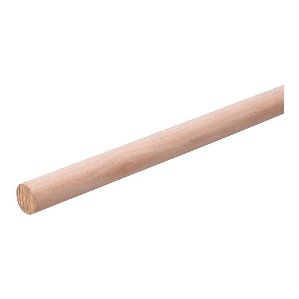 MANGO PARA CEPILLO DE BARRENDERO DE MADERA Ø2,8x120cm SIN ROSCA 1994 UNIVERSAL