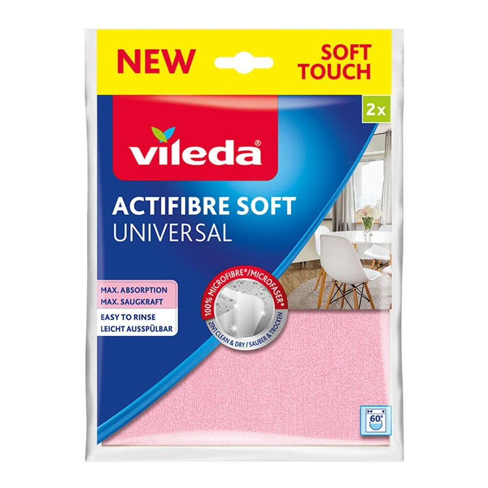 BAYETA MICROFIBRA ACTIFIBRE SOFT 2 uds VILEDA