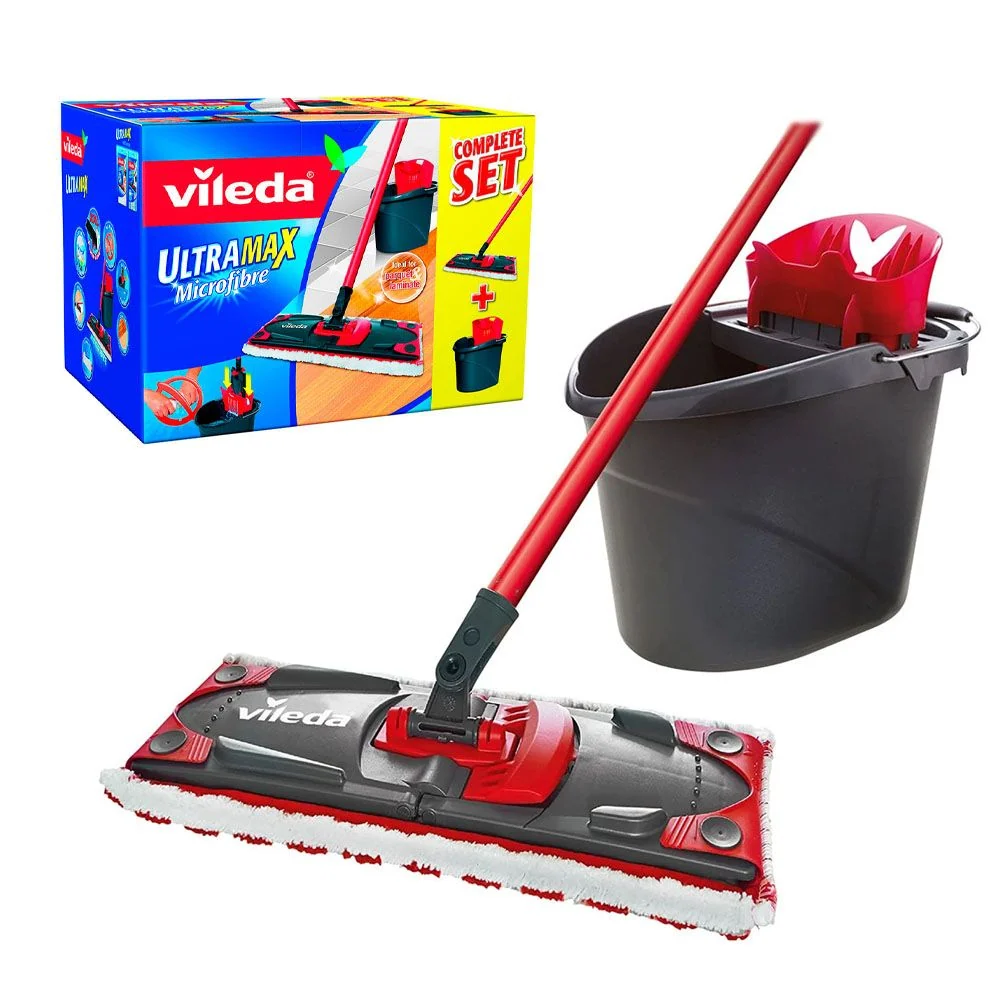 SET ULTRAMAX MOPA MICROFIBRAS 2 EN 1 VILEDA