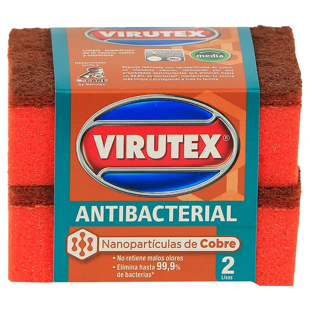 Esponja Lisa Cobre 2 Un VIRUTEX