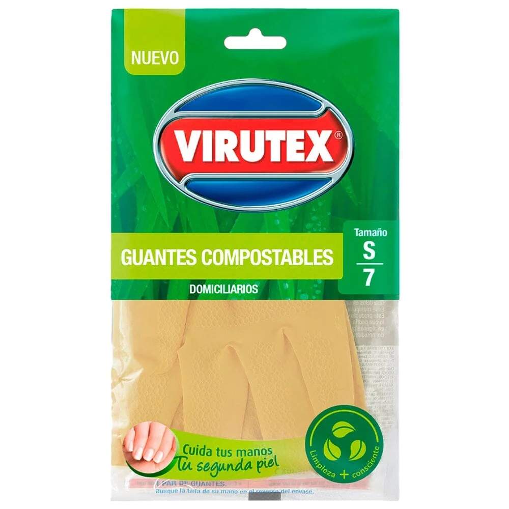 Guante Multiuso Compostable S - Clásica VIRUTEX