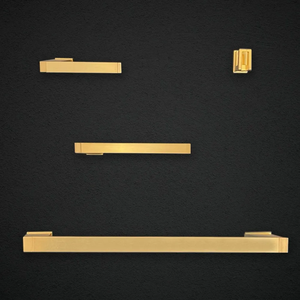Percha "Scube" Brushed Gold Wasser