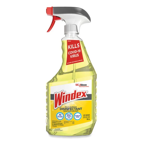 Multi-surface Disinfectant Cleaner, Fresh Scent, 32 Oz Spray Bottle, 8/carton Windex®