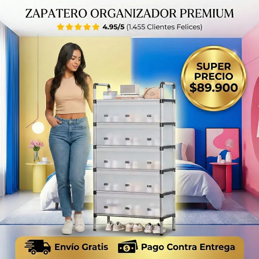 Zapatero premium con puerta