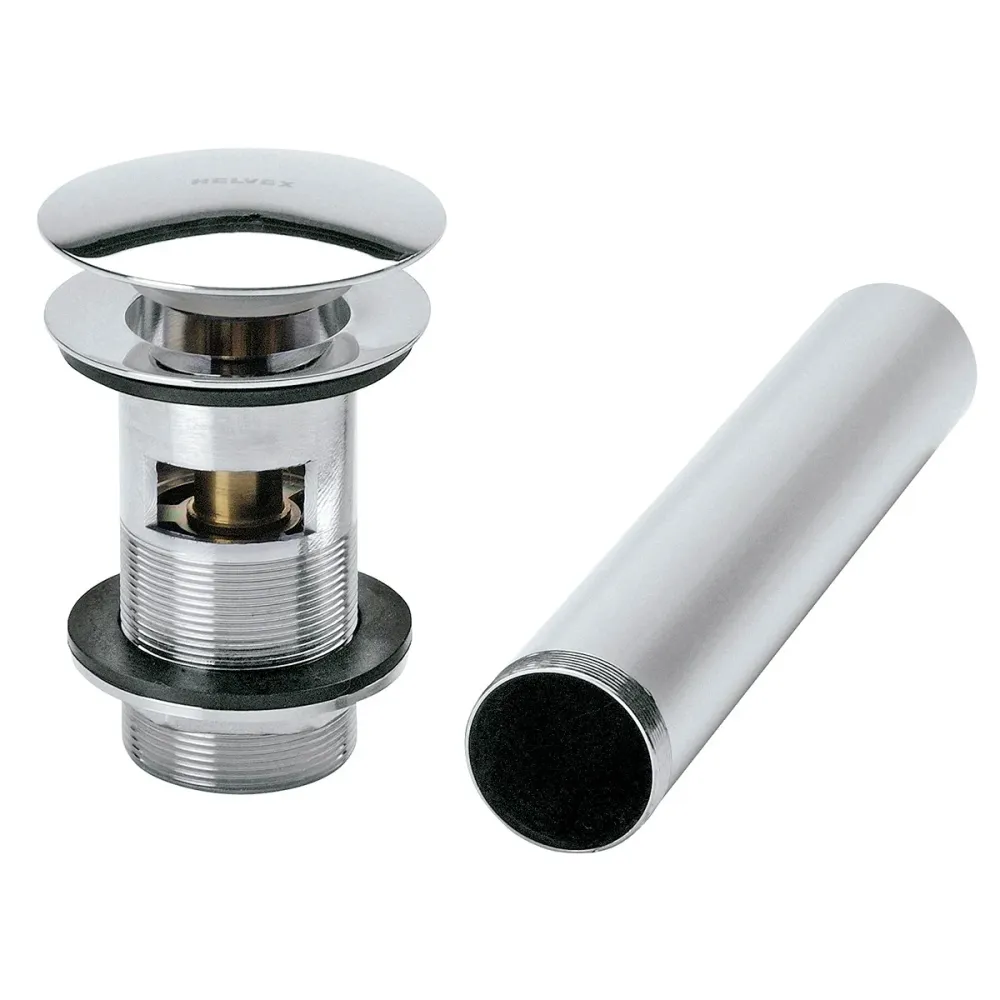 Enzimático TH-064 CROMO CONTRA DE PUSH PARA LAVABO CON REBOSADERO