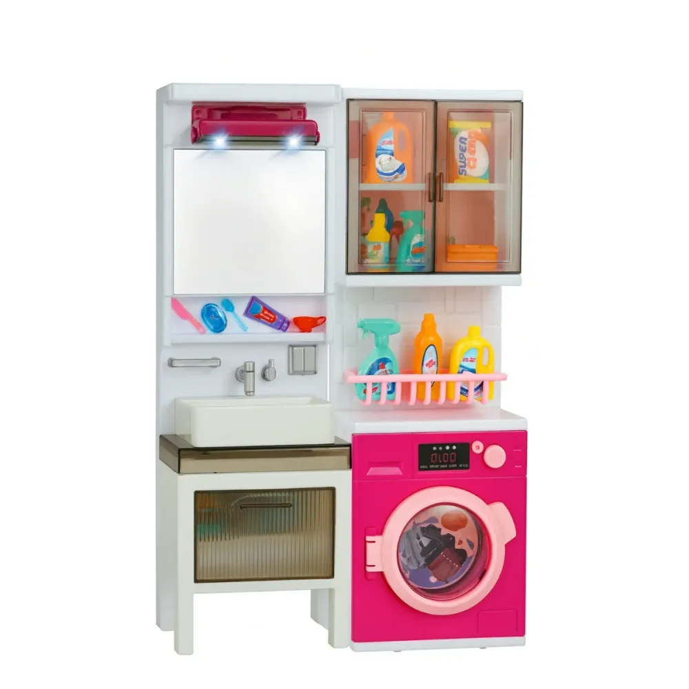 Set de Lavanderí Infantil con Luz y Música 68802-2 / 68806-5 con Dosificador
