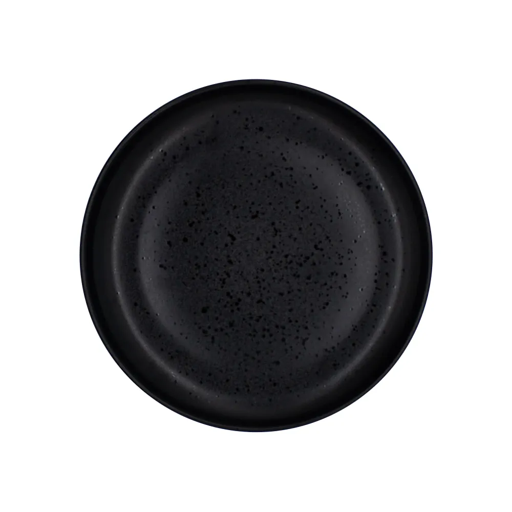 Plato Coupe 20.3 cm Negro Taba para Lavavajillas Automáticos