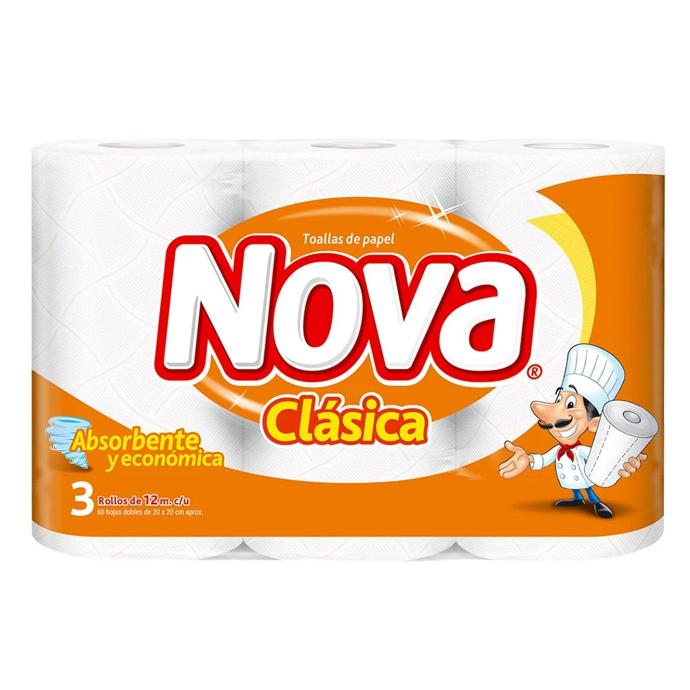 Reciclado Toalla Nova Clásica 12 Mt 3 Un