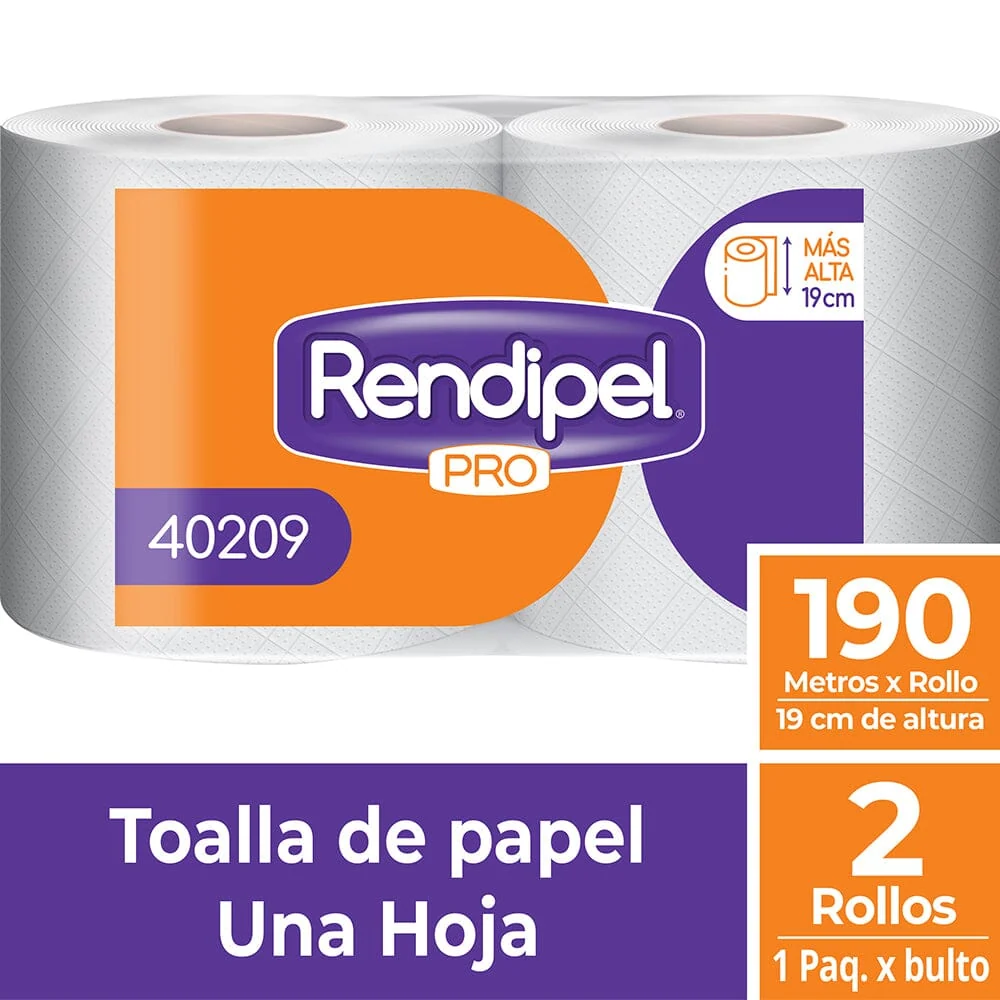 Toalla Una Hoja 190 Mts X 2